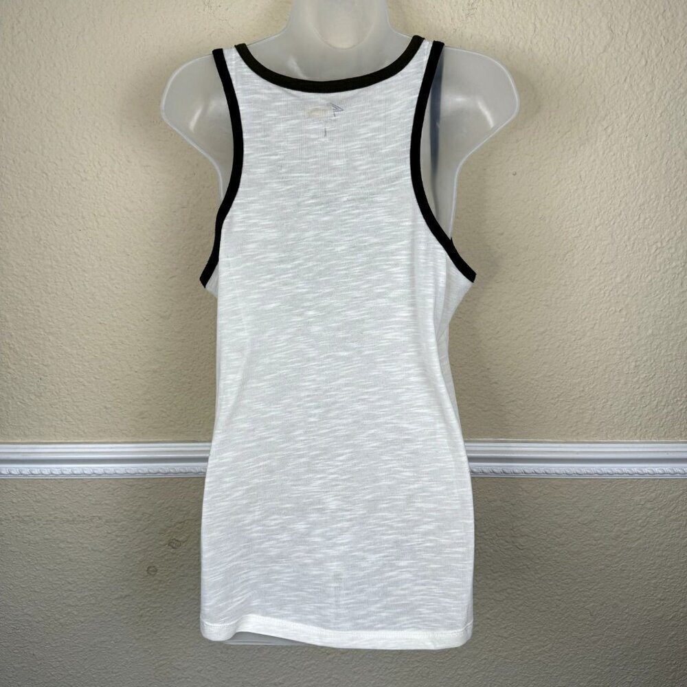 4 Her By Carl Banks Womens L Chicago Blackhawks Hockey Tank Top Embellished - Picture 6 of 9